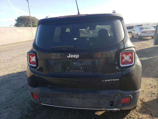 ZACCJADT5GPC82614 - 2016 JEEP RENEGADE LIMITED BLACK photo 6