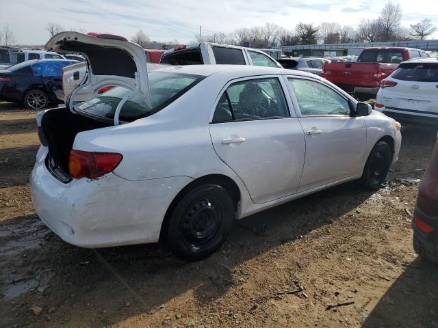 JTDBL40E89J037291 - 2009 TOYOTA COROLLA BASE WHITE photo 3