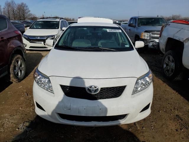 JTDBL40E89J037291 - 2009 TOYOTA COROLLA BASE WHITE photo 5