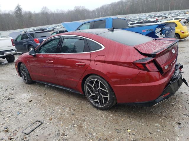 KMHL14JC4PA315605 - 2023 HYUNDAI SONATA N LINE RED photo 2