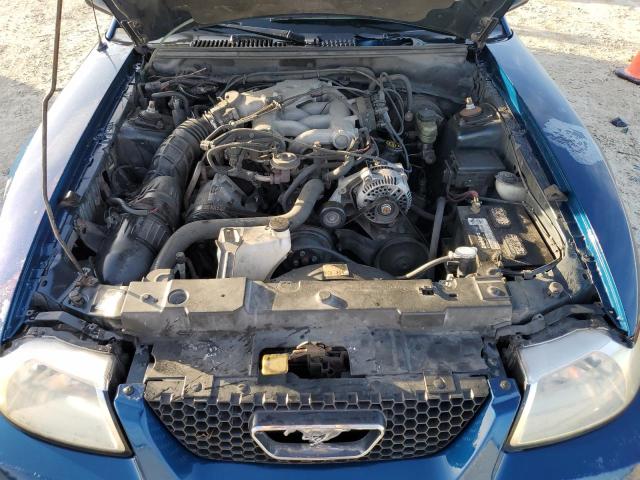 1FAFP4046YF224873 - 2000 FORD MUSTANG BLUE photo 11