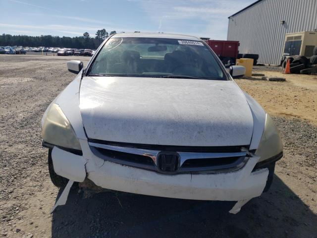 1HGCM56466A047854 - 2006 HONDA ACCORD LX WHITE photo 5