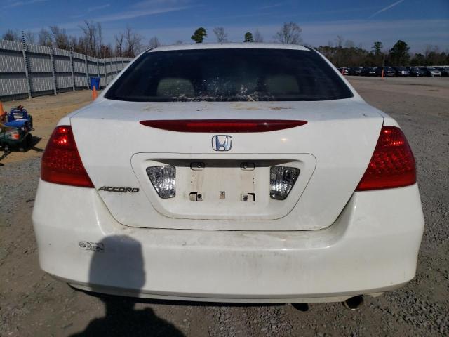 1HGCM56466A047854 - 2006 HONDA ACCORD LX WHITE photo 6