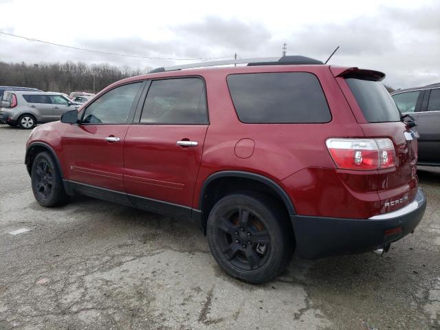 1GKLRLED9AJ126342 - 2010 GMC ACADIA SLE BURGUNDY photo 2