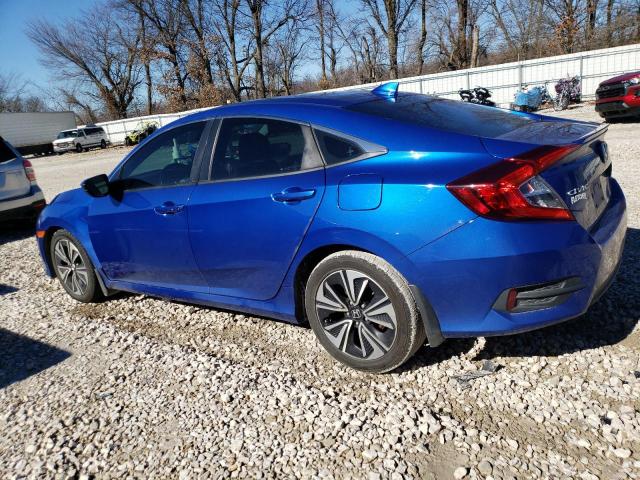 19XFC1F39JE002900 - 2018 HONDA CIVIC EX BLUE photo 2