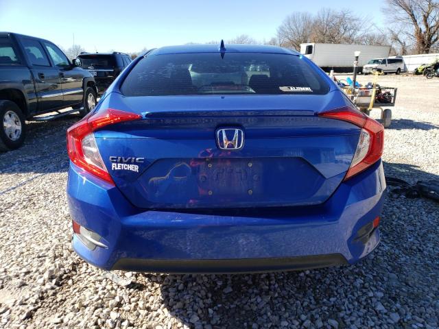 19XFC1F39JE002900 - 2018 HONDA CIVIC EX BLUE photo 6