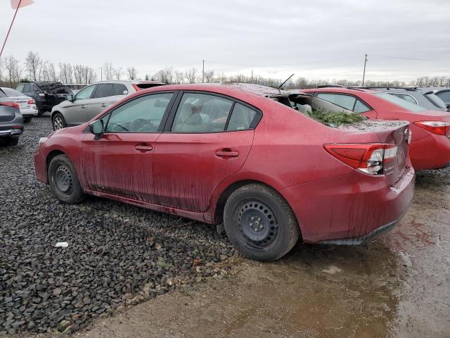 4S3GKAA69J3614062 - 2018 SUBARU IMPREZA RED photo 2