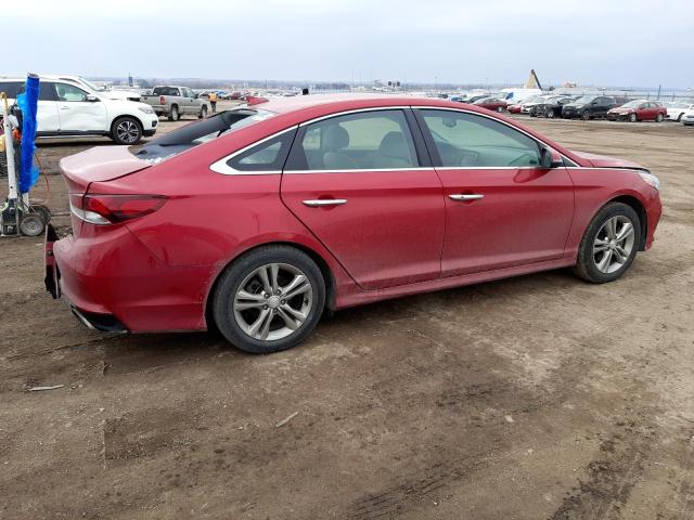 5NPE34AF7KH820492 - 2019 HYUNDAI SONATA LIMITED BURGUNDY photo 3