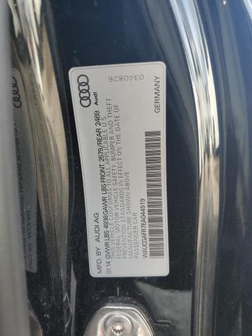 WAUCGAFR7EA044919 - 2014 AUDI S5 PREMIUM PLUS შავი ფოტო 12
