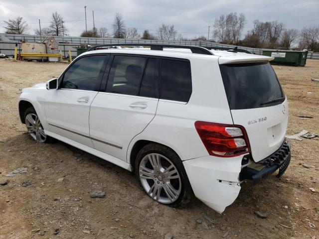 WDCGG8JB3FG354193 - 2015 MERCEDES-BENZ GLK 350 4MATIC WHITE photo 2