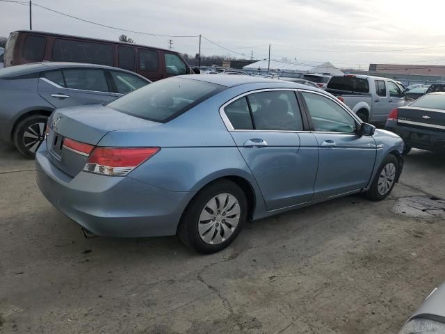 1HGCP2F37BA103579 - 2011 HONDA ACCORD LX BLUE photo 3