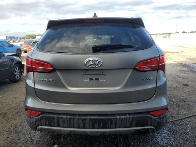 5XYZU3LB5EG205034 - 2014 HYUNDAI SANTA FE S SILVER photo 6