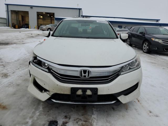 1HGCR2F32HA076665 - 2017 HONDA ACCORD LX WHITE photo 5