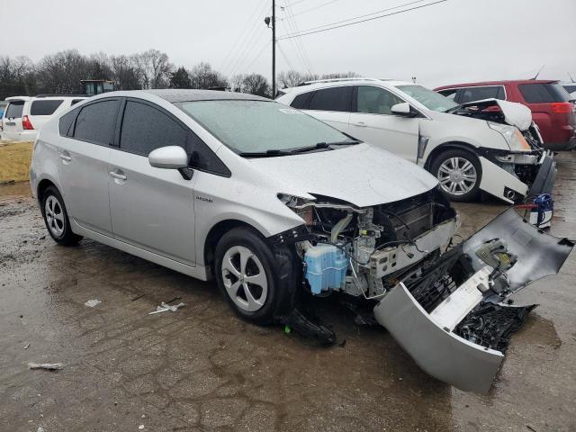 JTDKN3DU8D5556543 - 2013 TOYOTA PRIUS SILVER photo 4