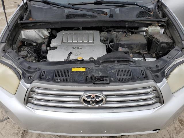 JTEDS41A282017680 - 2008 TOYOTA HIGHLANDER SILVER photo 11