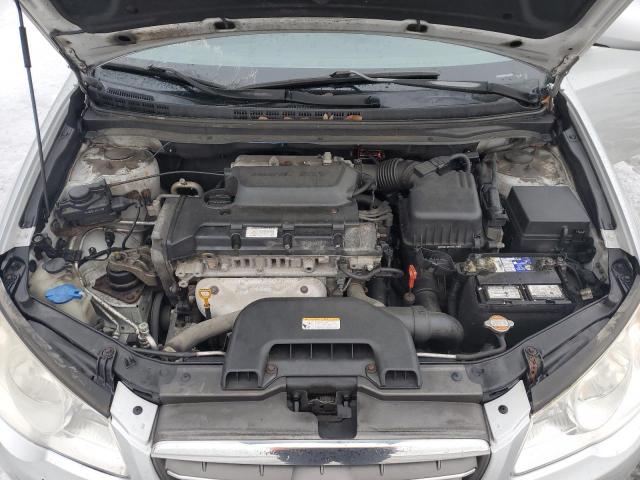 KMHDU45D99U651699 - 2009 HYUNDAI ELANTRA GLS SILVER photo 11