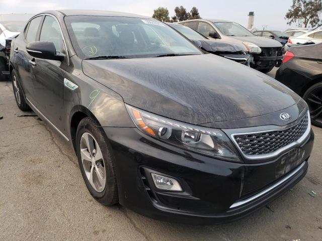 KNAGM4AD1F5084138 - 2015 KIA OPTIMA HYBRID BLACK photo 4