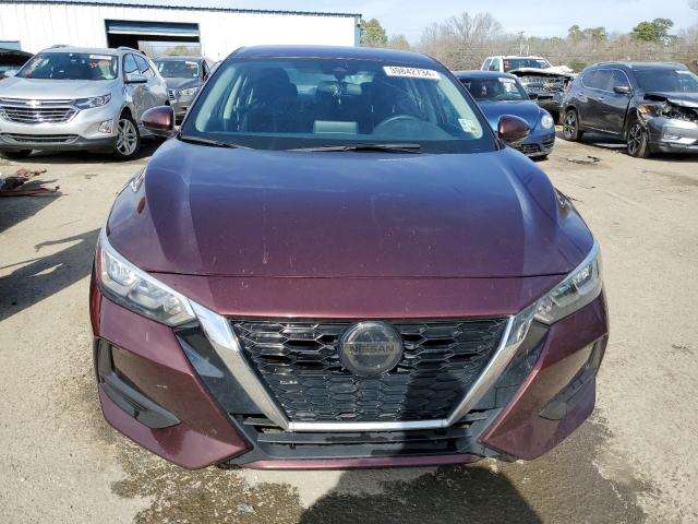 3N1AB8CV2LY259526 - 2020 NISSAN SENTRA SV MAROON photo 5