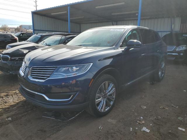 2LMPJ8LP9HBL52636 - 2017 LINCOLN MKX RESERVE BLUE photo 1