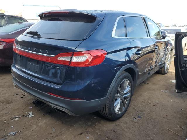 2LMPJ8LP9HBL52636 - 2017 LINCOLN MKX RESERVE BLUE photo 3