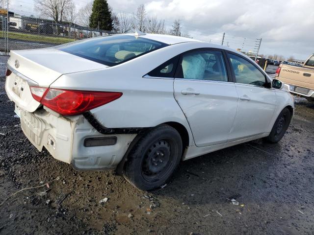 5NPEB4AC3CH464990 - 2012 HYUNDAI SONATA GLS WHITE photo 3