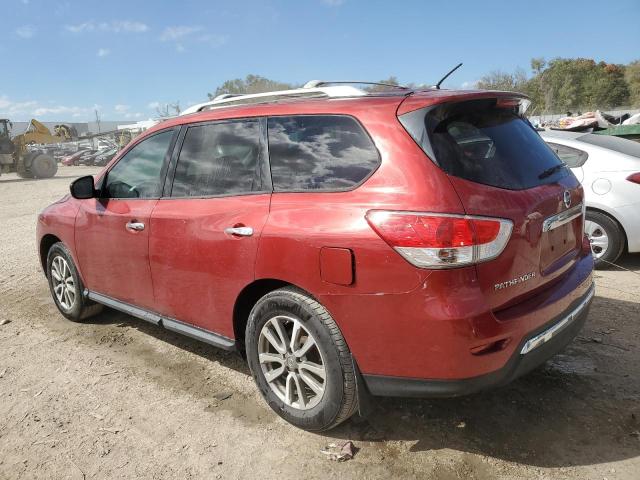 5N1AR2MN9FC673626 - 2015 NISSAN PATHFINDER S RED photo 2