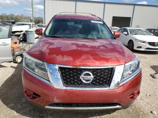 5N1AR2MN9FC673626 - 2015 NISSAN PATHFINDER S RED photo 5