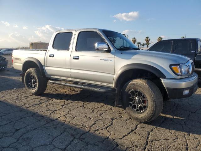 5TEGN92N11Z736251 - 2001 TOYOTA TACOMA DOUBLE CAB PRERUNNER GRAY photo 4
