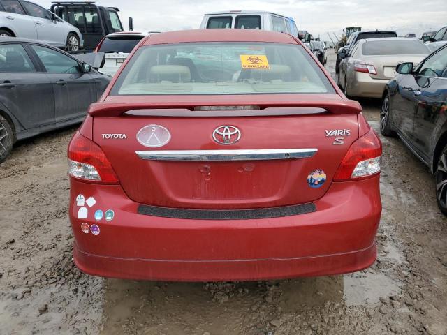 JTDBT923171156466 - 2007 TOYOTA YARIS BURGUNDY photo 6