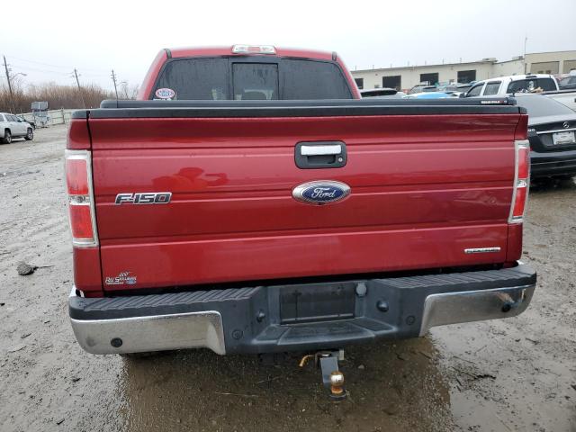 1FTFW1EF5EFB00188 - 2014 FORD F150 SUPERCREW RED photo 6