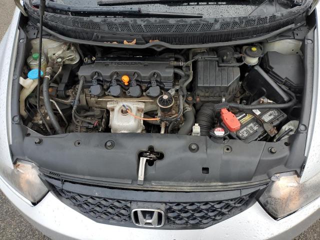 2HGFG1B66BH501472 - 2011 HONDA CIVIC LX SILVER photo 11