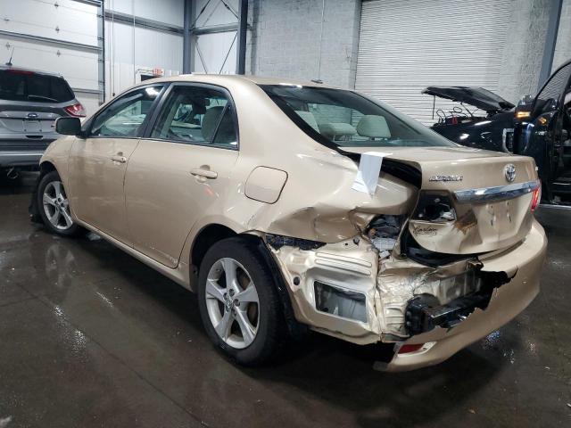 2T1BU4EE4BC659104 - 2011 TOYOTA COROLLA BASE BEIGE photo 2