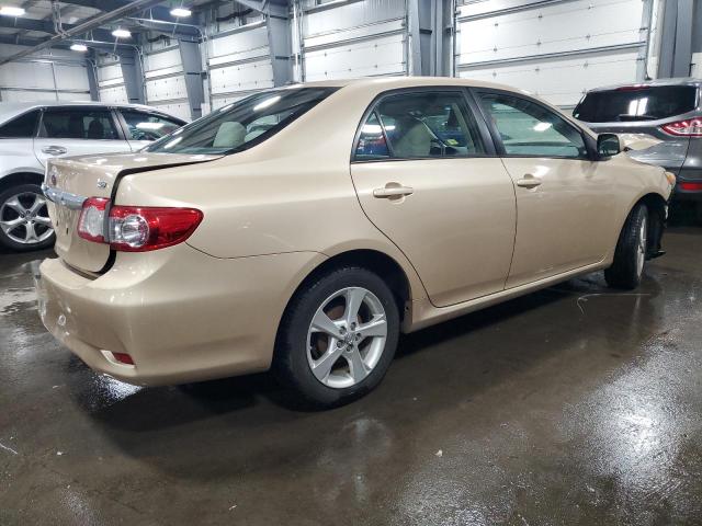 2T1BU4EE4BC659104 - 2011 TOYOTA COROLLA BASE BEIGE photo 3