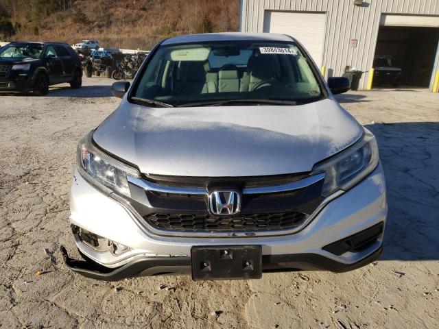 5J6RM4H35GL133406 - 2016 HONDA CR-V LX SILVER photo 5