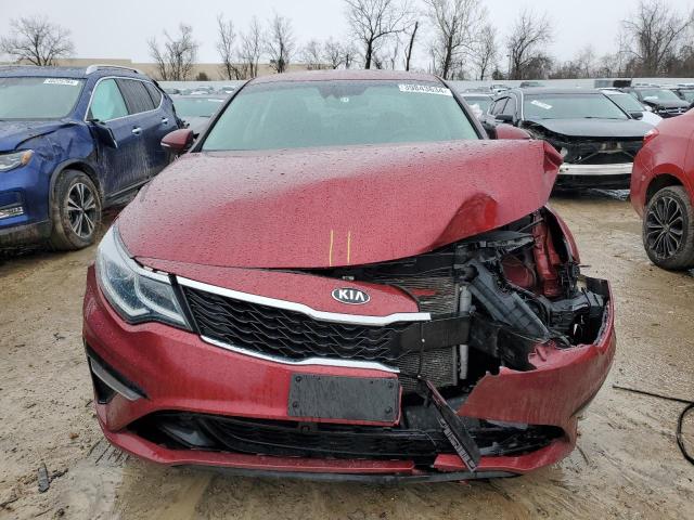 5XXGT4L31KG369583 - 2019 KIA OPTIMA LX RED photo 5