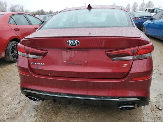 5XXGT4L31KG369583 - 2019 KIA OPTIMA LX RED photo 6