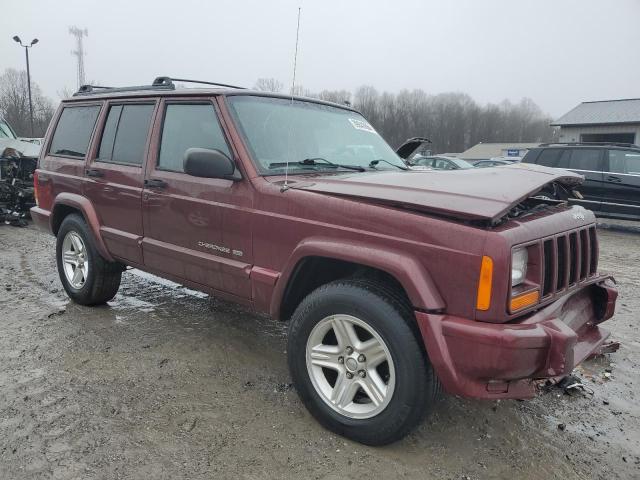 1J4FF58S81L627051 - 2001 JEEP CHEROKEE CLASSIC BURGUNDY photo 4