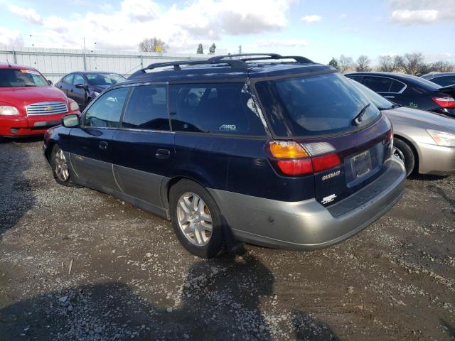 4S3BH675817630413 - 2001 SUBARU LEGACY OUTBACK AWP 蓝色 照片 2