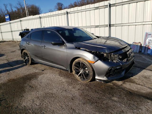 SHHFK7H44MU217738 - 2021 HONDA CIVIC SPORT GRAY photo 4