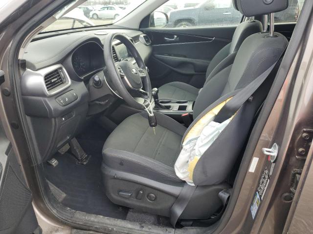 5XYPGDA51KG487315 - 2019 KIA SORENTO LX GRAY photo 7