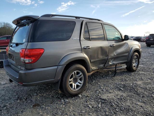 5TDBT48A85S250904 - 2005 TOYOTA SEQUOIA LIMITED GRAY photo 3