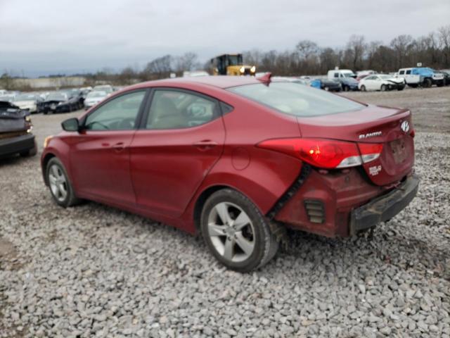 KMHDH4AE9DU503029 - 2013 HYUNDAI ELANTRA GLS RED photo 2