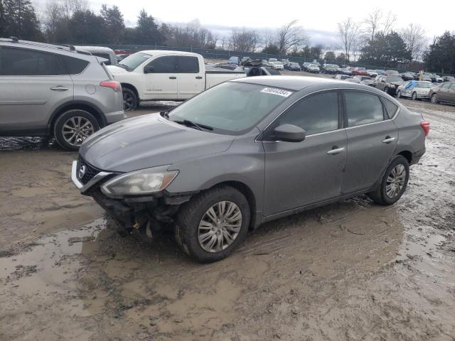 3N1AB7AP5GY333316 - 2016 NISSAN SENTRA S GRAY photo 1