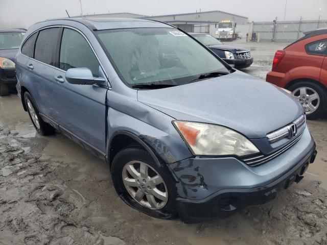 5J6RE48799L035319 - 2009 HONDA CR-V EXL BLUE photo 4