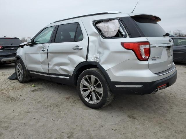 1FM5K8F88KGB12983 - 2019 FORD EXPLORER LIMITED SILVER photo 2