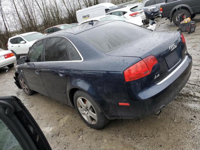 WAUDF78E07A004205 - 2007 AUDI A4 2.0T QUATTRO BLUE photo 2