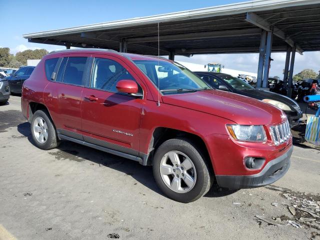 1C4NJCEB8HD198782 - 2017 JEEP COMPASS LATITUDE BURGUNDY photo 4