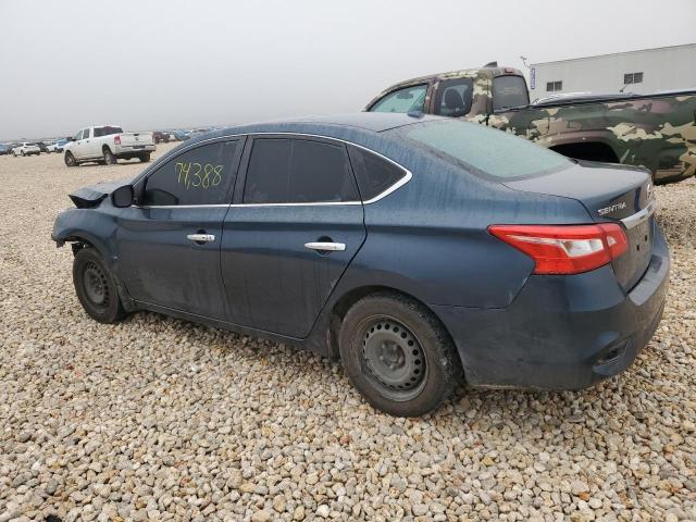 3N1AB7AP3GL666708 - 2016 NISSAN SENTRA S BLUE photo 2