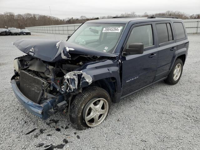 1C4NJRBBXCD578254 - 2012 JEEP PATRIOT SPORT BLUE photo 1