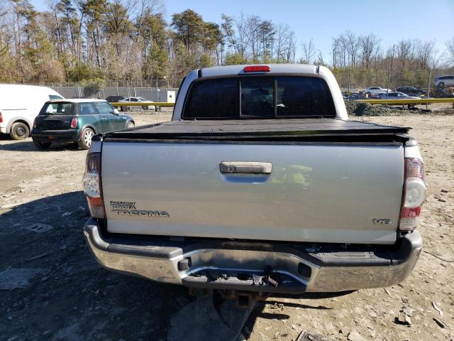 3TMLU4ENXDM111493 - 2013 TOYOTA TACOMA DOUBLE CAB 银色 照片 6